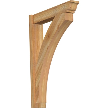 Ekena Millwork Thorton Traditional Rough Sawn Outlooker, Western Red Cedar, 6"W x 28"D x 40"H OUT06X28X40THR01RWR